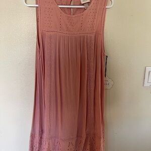 Pink Sleeveless Dress